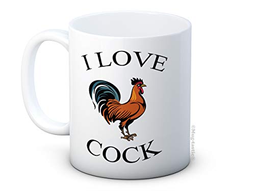 I Love Cock - Lustig Hochwertigen Kaffeetasse Becher von mug-tastic