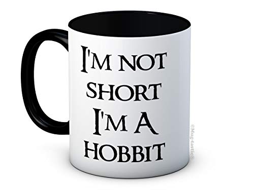 I'm Not Short I'm a Hobbit - Lustig Keramik Kaffeetasse Becher von mug-tastic