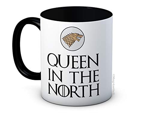 Queen in The North - Keramik Kaffee Tasse Becher von mug-tastic