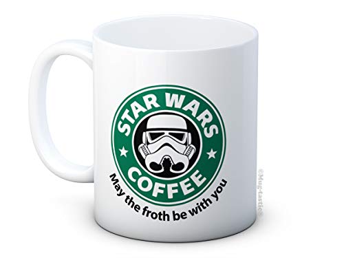 Star Wars - Storm Trooper - May The Froth Be With You - Kaffeebecher aus Keramik Tasse von mug-tastic