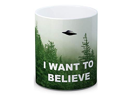 The X Files - I Want To Believe xfiles - Hochwertigen Kaffee Tee Tasse Becher von mug-tastic
