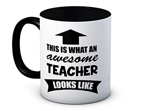 This is What an Awesome Teacher Looks Like - Funny Hochwertigen Kaffeetasse von mug-tastic