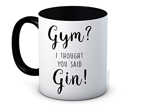 mug-tastic Gym? I Thought You Said Gin! - Lustig Hochwertige Kaffeetasse Becher mug-tastic Gym? I Thought You Said Gin! - Lustig Hochwertige Kaffeetasse Becher von mug-tastic