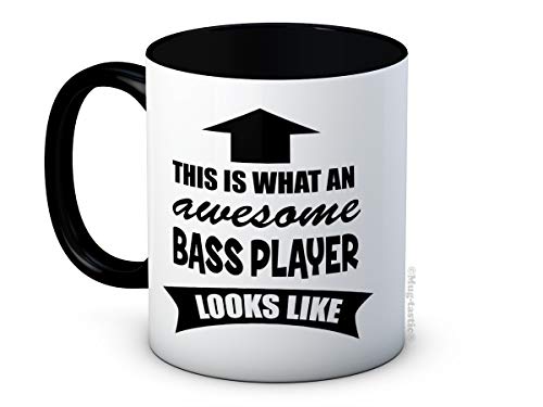 mug-tastic This is What an Awesome Bass Player Looks Like - Hochwertige Keramik Kaffeetasse Becher von mug-tastic