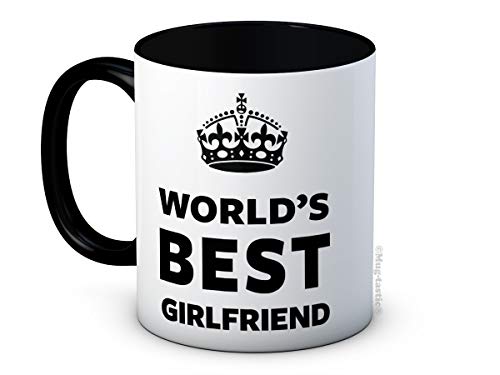 mug-tastic World's Best Girlfriend - Hochwertige Keramik Kaffeetasse Becher von mug-tastic