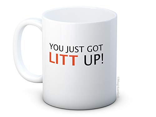 mug-tastic You Just Got Litt Up - Suits - hochwertigen Kaffee Tee Tasse Becher von mug-tastic