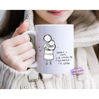 Danke, Mama, Für Die Liebe Zu Mir, Auch Wenn Ich Seltsam | Niedliche Geschenktasse Eltern Geschenk Mimi Sie Mama Becher Muttertag von mugandcrafts