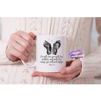 Er Wird Dich Bedecken Psalm 414 Jesus Tumbler Niedliche Kaffeebecher Tasse Kaffee Geschenk Religiöse Glaube Für Sie von mugandcrafts