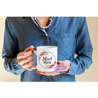 Gesegnete Mama | Mimi Becher Zum Muttertag Personalisiertes Geschenk Für Am Liebsten Sie von mugandcrafts