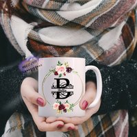 Personalisierte Tasse | B Anfangsgeschenk| Personalisierter Tee Kaffee| Geschenk Für Sie Geburtstag Weihnachten| Muttertag| Becher Weinbecher von mugandcrafts