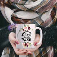Personalisierte Tasse | G Anfangsgeschenk| Personalisierter Tee Kaffee| Geschenk Für Sie Geburtstag Weihnachten| Muttertag| Becher Weinbecher von mugandcrafts