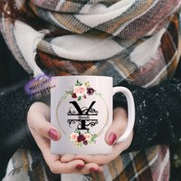 Personalisierte Tasse | Y Initial Geschenk| Personalisierter Tee Kaffee| Geschenk Für Sie Geburtstag Weihnachten| Muttertag| Becher Weinbecher von mugandcrafts