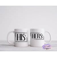 Sein | Hers Kaffeetasse Geschenk Für Sie Ihn Love Day Valentinstag Tumbler Bestseller Maßanfertigung von mugandcrafts