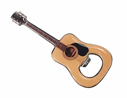 Flaschenöffner Gitarre magnetisch als Geschenk für Musiker von mugesh