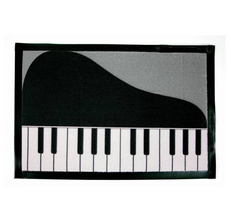 mugesh Fußmatte Fußmatte mit Klaviermotiv, für Musiker von mugesh