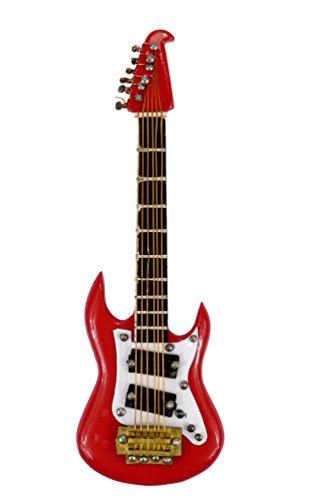 Magnet E-Gitarre rot - Schönes Geschenk für Musiker von mugesh