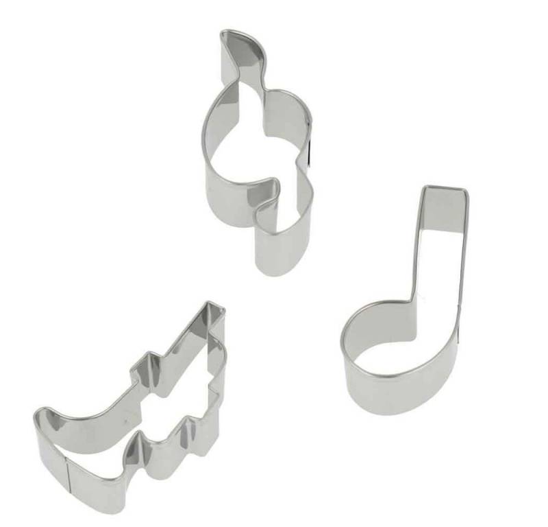 mugesh Ausstechform Ausstecher-Set, Edelstahl, für Musiker von mugesh