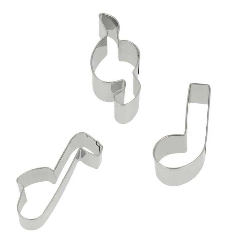 mugesh Ausstechform Ausstecher-Set, Edelstahl, für Musiker von mugesh