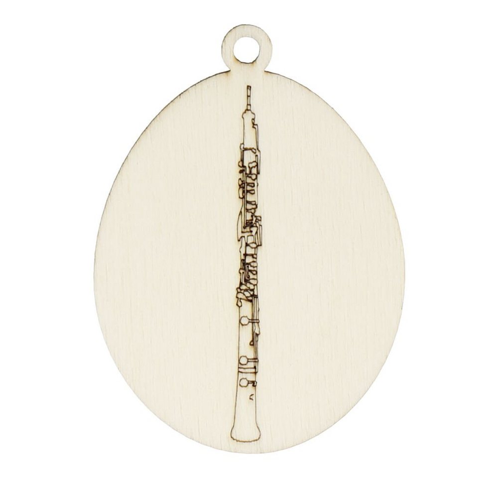 mugesh Dekohänger Osterei Instrument Oboe, für Musiker von mugesh