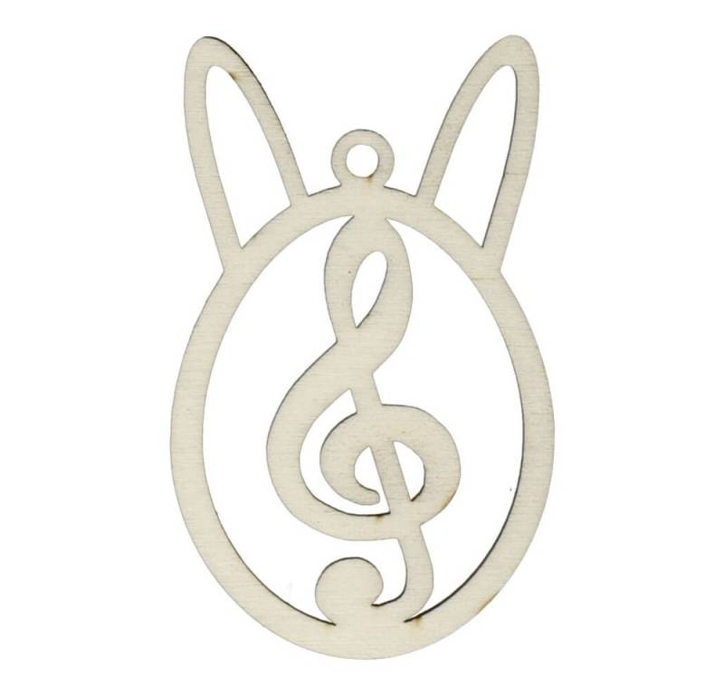 mugesh Dekohänger Osterei Violinschlüssel, für Musiker von mugesh