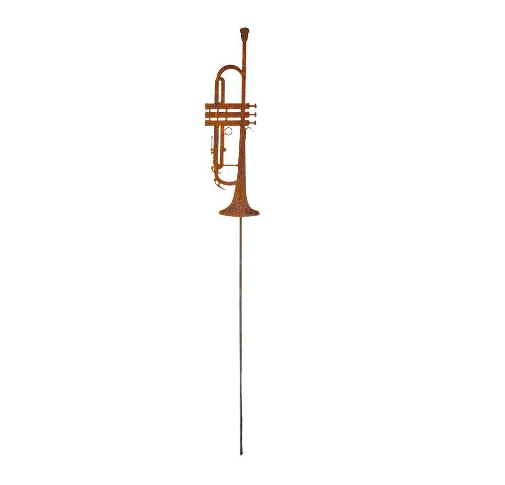 mugesh Gartenstecker Gartenstecker Rostoptik (1-St) für Musiker von mugesh