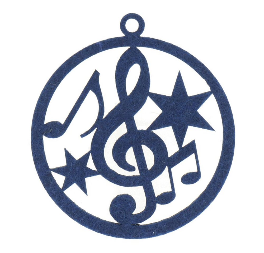 mugesh Weihnachtsbaumkugel Weihnachtskugel Filz Violinschlüssel, für Musiker mugesh Weihnachtsbaumkugel Weihnachtskugel Filz Violinschlüssel, für Musiker von mugesh