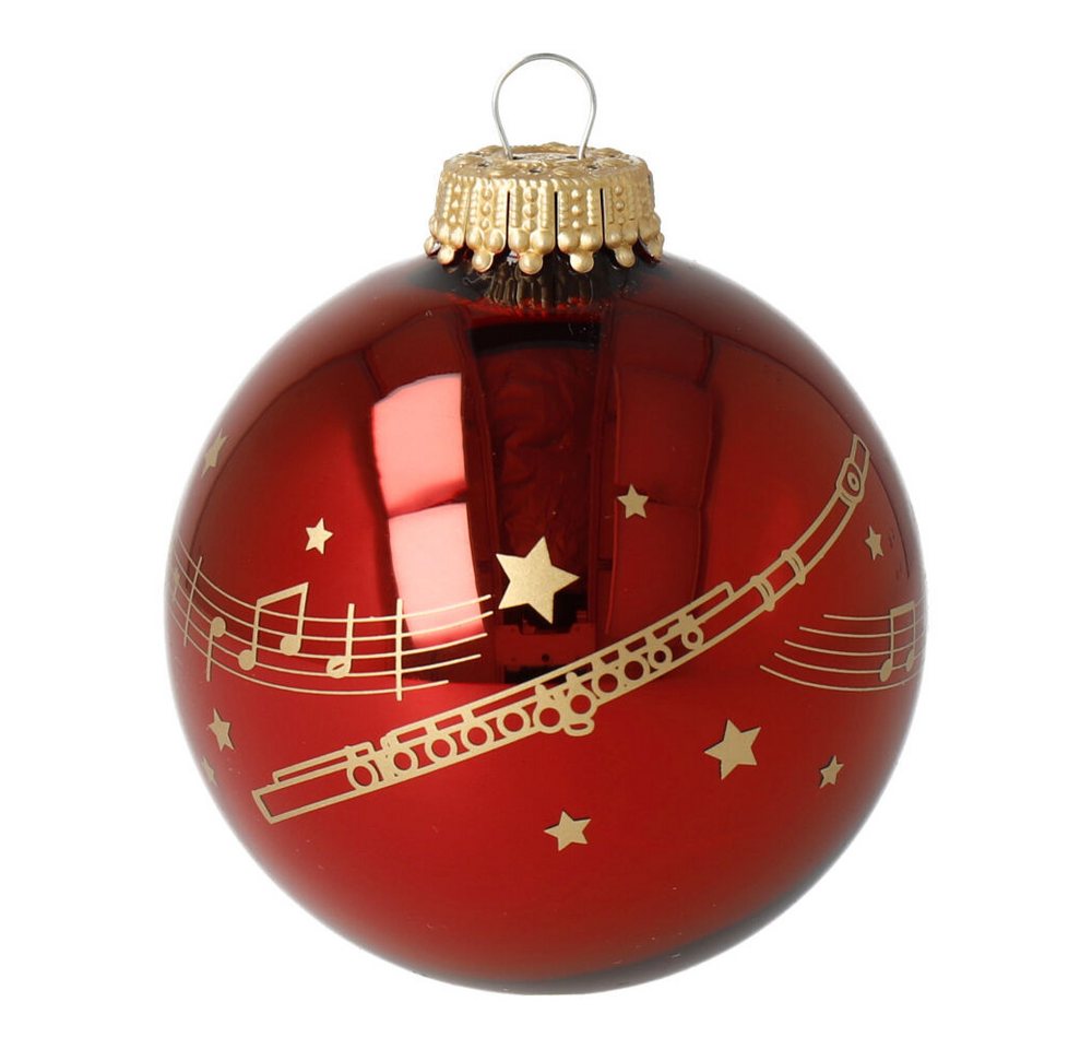 mugesh Weihnachtsbaumkugel Weihnachtskugel Kling Glöckchen mit Instrument, für Musiker von mugesh