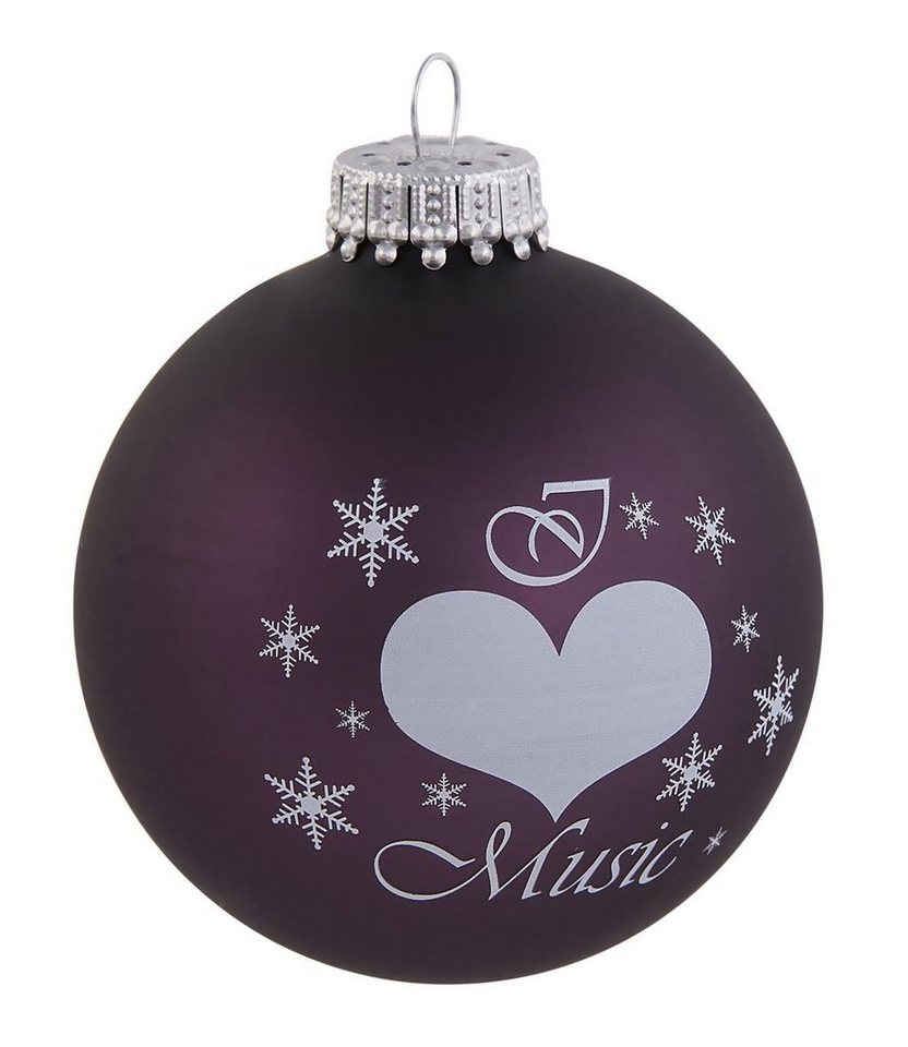 mugesh Weihnachtsbaumkugel Weihnachtskugel Love Music, für Musiker von mugesh