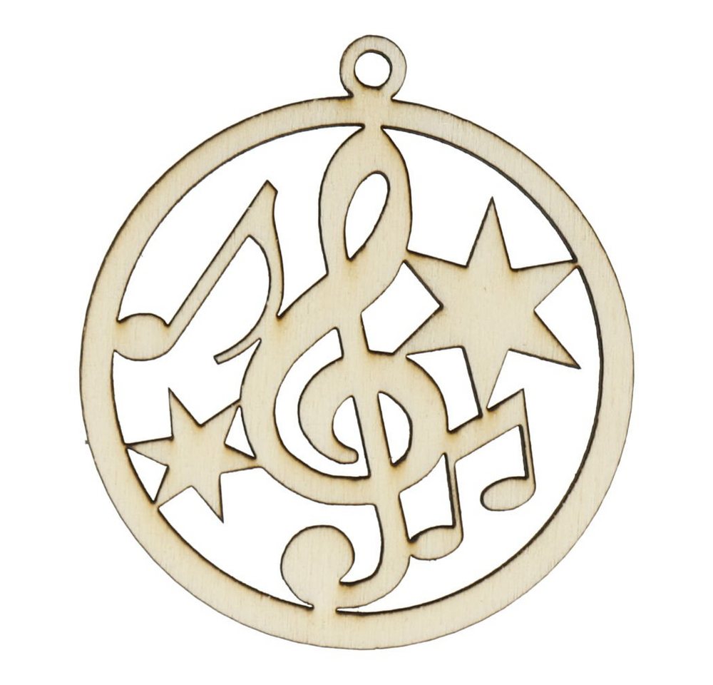 mugesh Weihnachtsbaumkugel Weihnachtskugel Violinschlüssel, für Musiker von mugesh