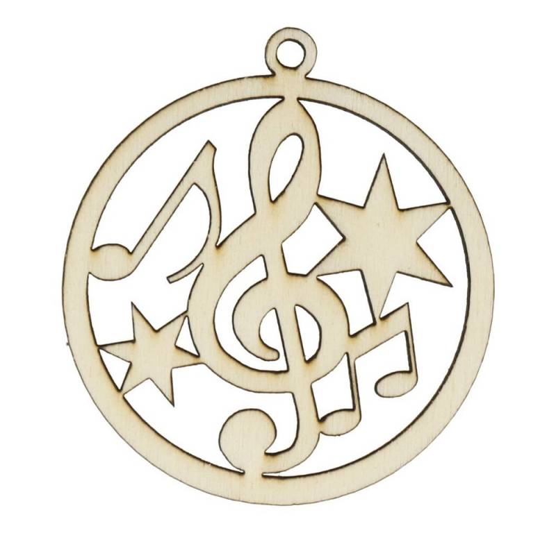 mugesh Weihnachtsbaumkugel Weihnachtskugel Violinschlüssel, für Musiker von mugesh