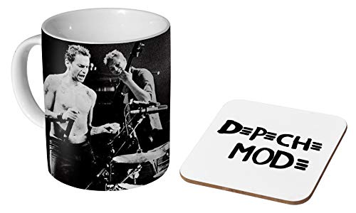 Depeche Mode Dave Gahan Live Keramik Kaffeetasse + Untersetzer Geschenkset ... von mugmart