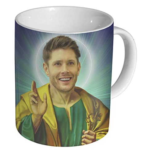 Jensen Ackles Holy Keramik Kaffeetasse Tasse von mugmart