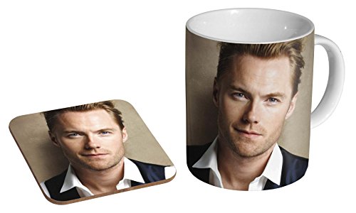 Ronan Keating Young Keramik-Kaffeetasse + Untersetzer, Geschenkset ... von mugmart