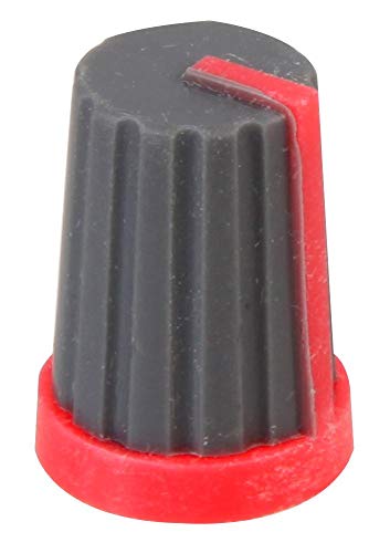 Multicomp CR- mS-1 Soft Touch Knauf mit Spline Shaft, grau/rot von Multicomp