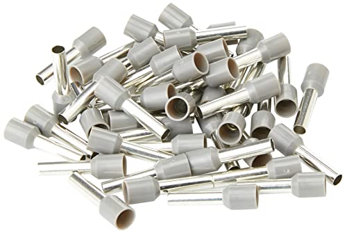 Multicomp E4012-GREY Isolierte Aderendhülse, 4 mm, 100 Stück von multicomp