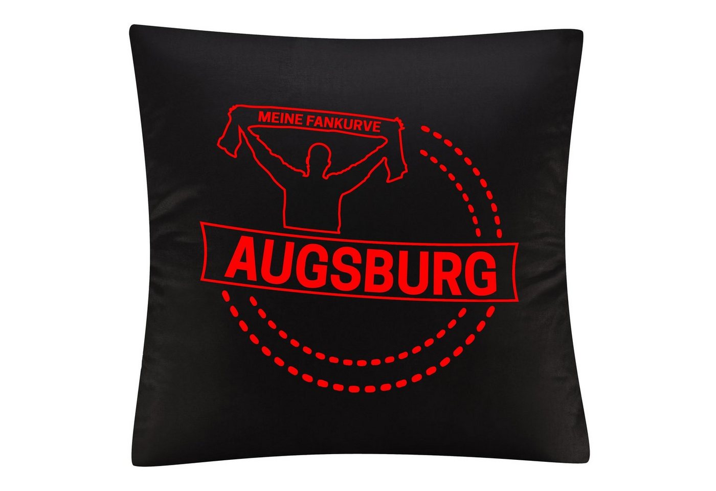 Kissenbezug Augsburg - Meine Fankurve - Kissen, multifanshop von multifanshop