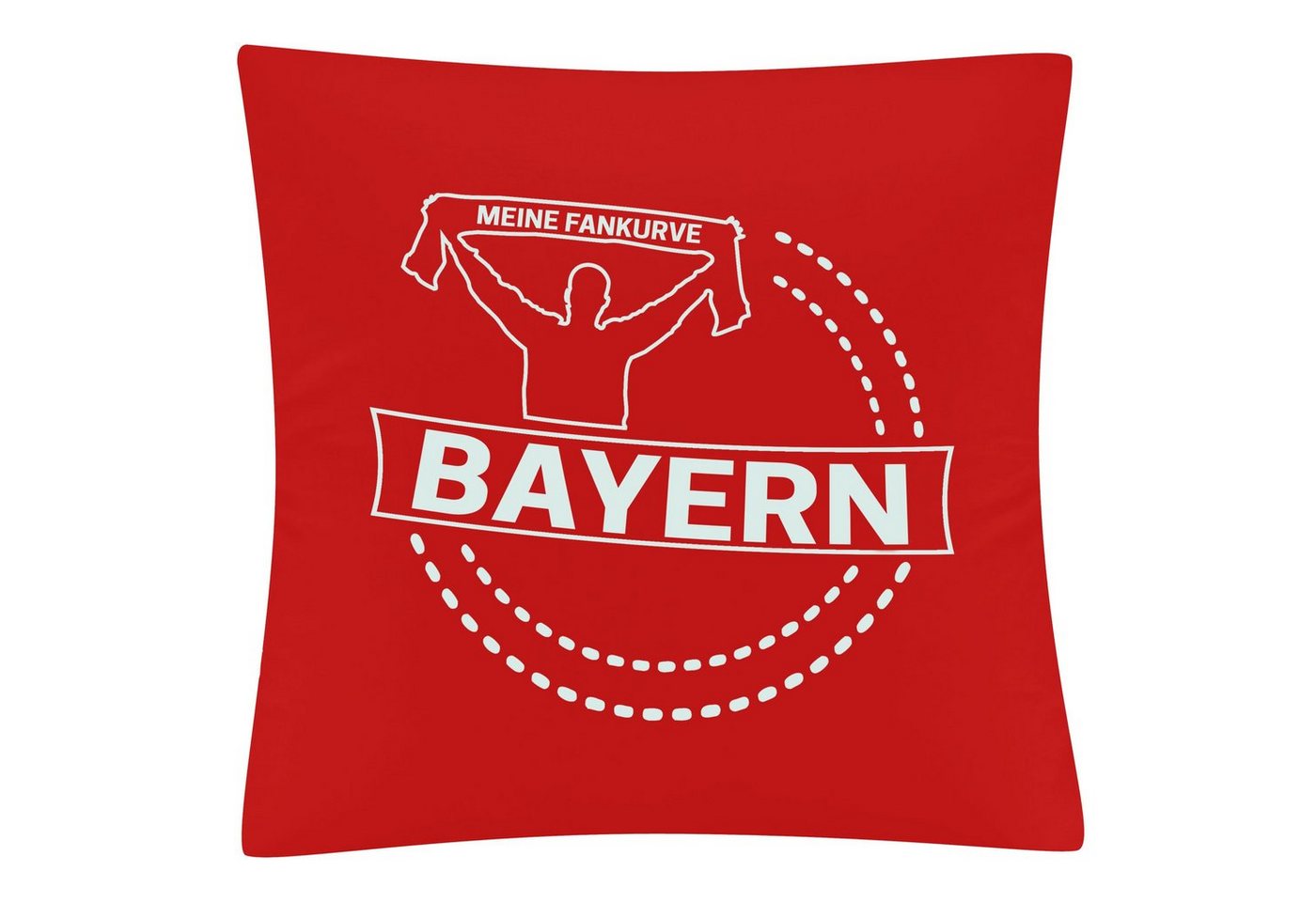 Kissenbezug Bayern - Meine Fankurve - Kissen, multifanshop von multifanshop