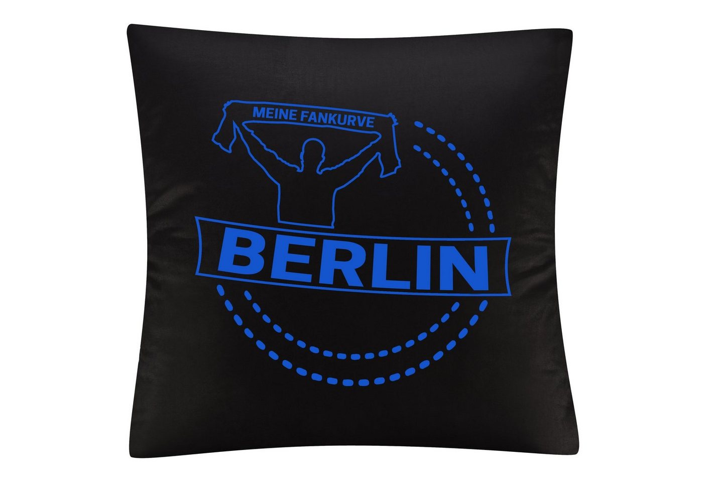 Kissenbezug Berlin blau - Meine Fankurve - Kissen, multifanshop von multifanshop