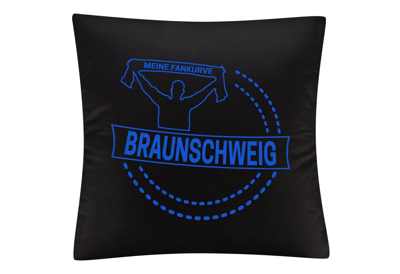 Kissenbezug Braunschweig - Meine Fankurve - Kissen, multifanshop von multifanshop