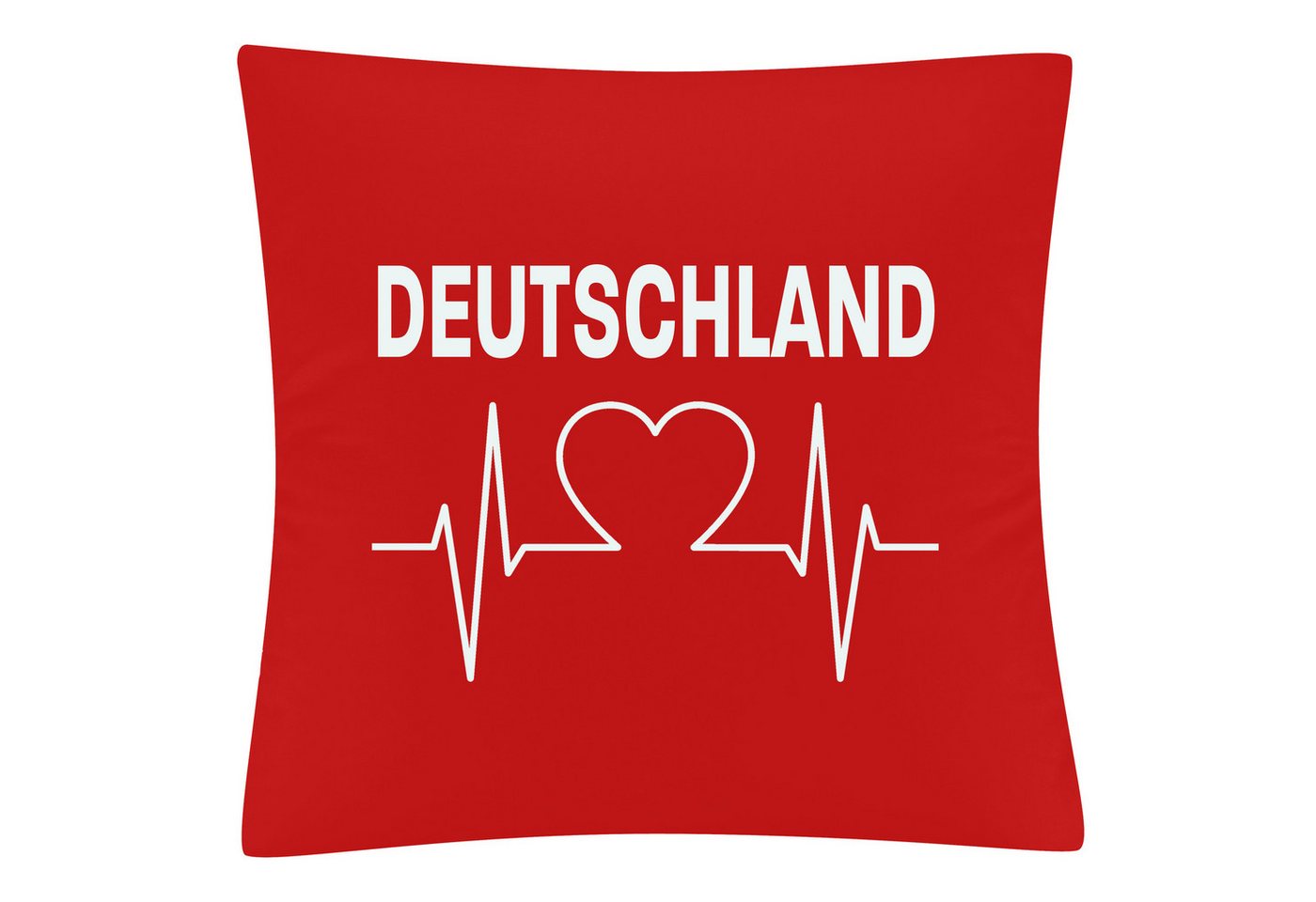 Kissenbezug Deutschland - Herzschlag - Kissen, multifanshop von multifanshop