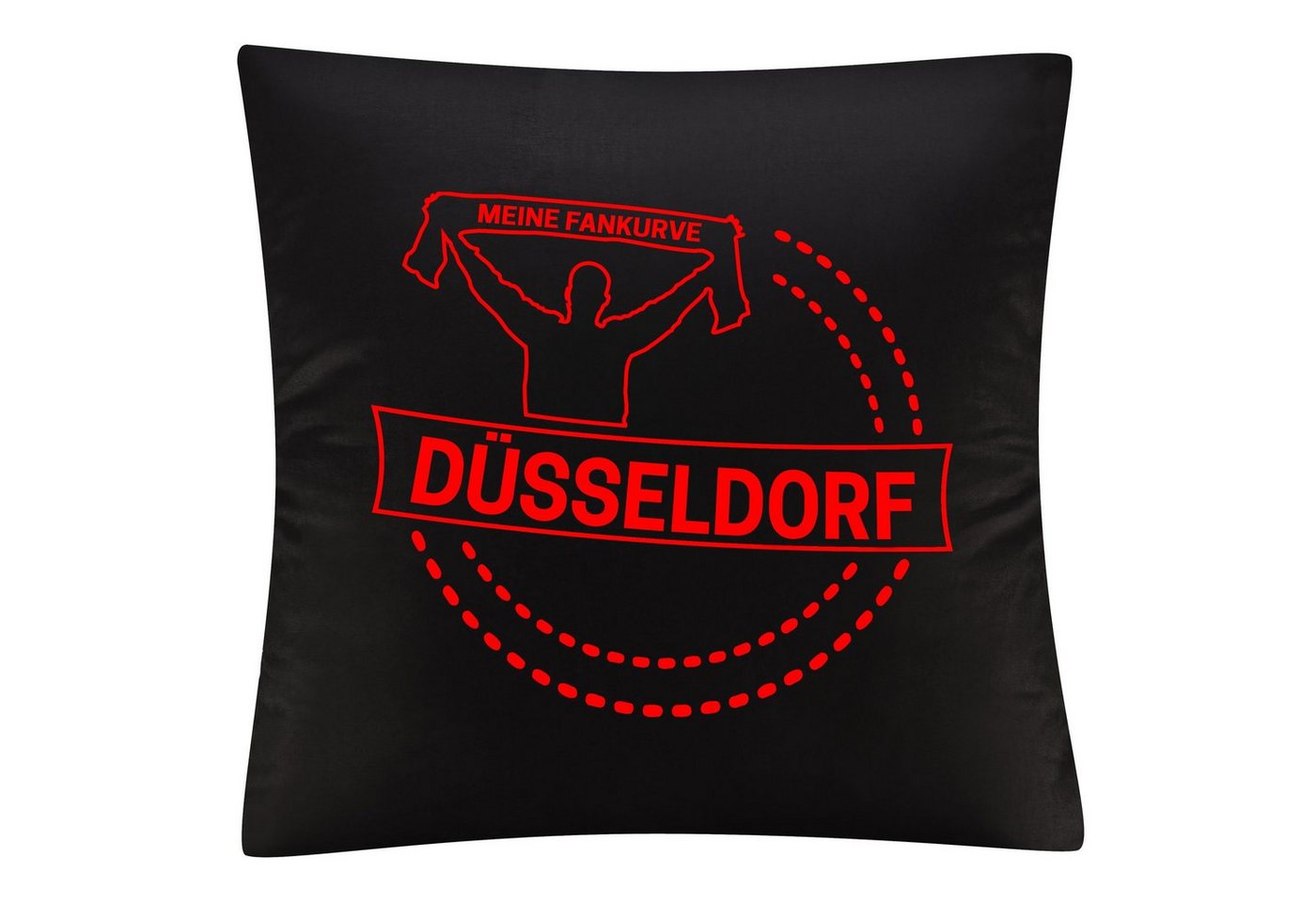 Kissenbezug Düsseldorf - Meine Fankurve - Kissen, multifanshop von multifanshop