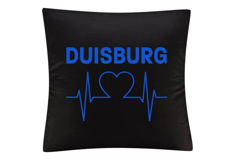 Kissenbezug Duisburg - Herzschlag - Kissen, multifanshop von multifanshop