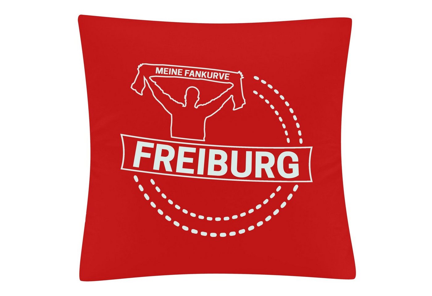 Kissenbezug Freiburg - Meine Fankurve - Kissen, multifanshop von multifanshop