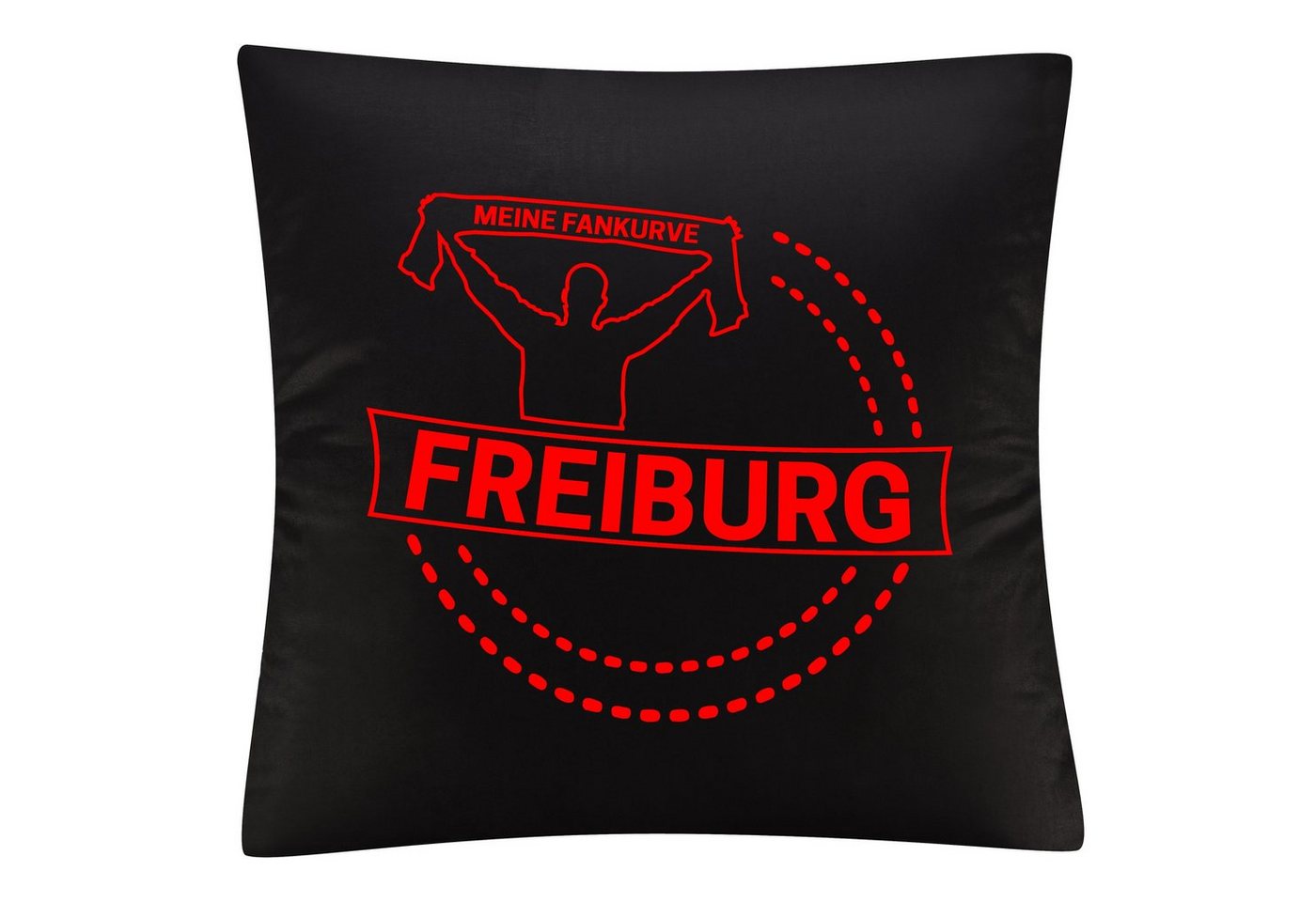 Kissenbezug Freiburg - Meine Fankurve - Kissen, multifanshop von multifanshop