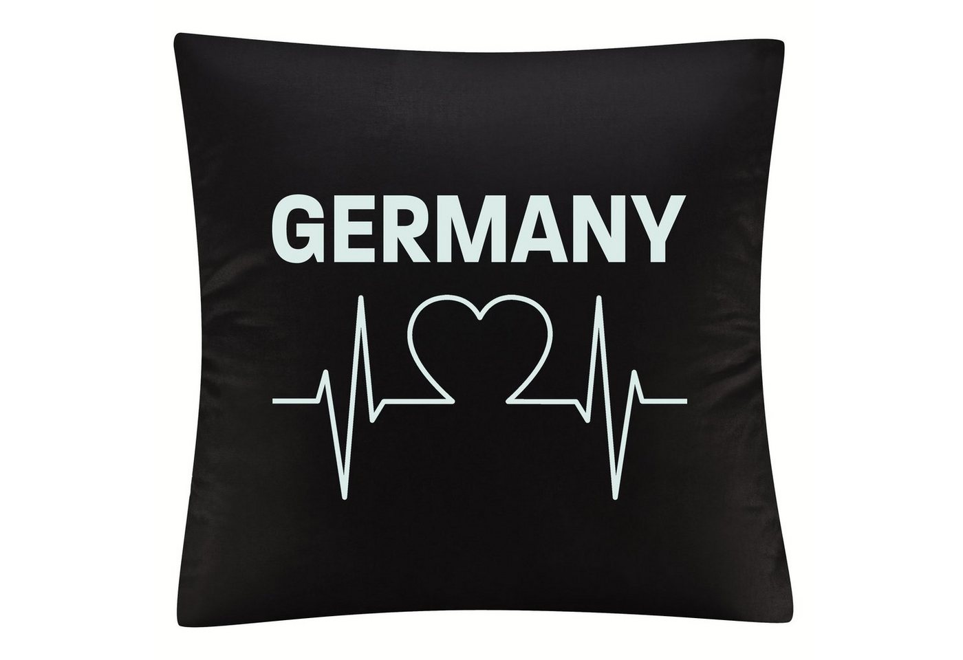 Kissenbezug Germany - Herzschlag - Kissen, multifanshop von multifanshop