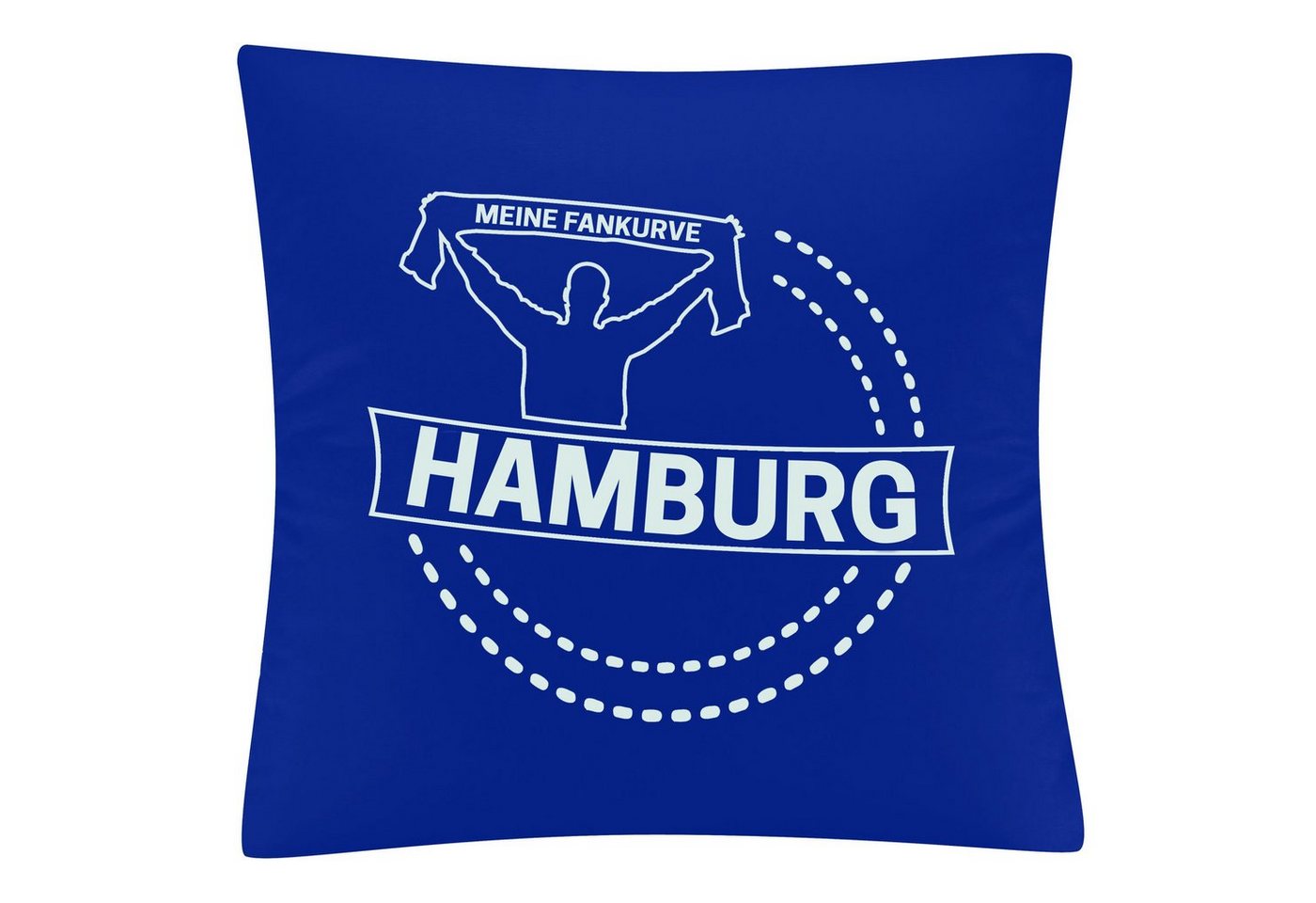 Kissenbezug Hamburg - Meine Fankurve - Kissen, multifanshop von multifanshop