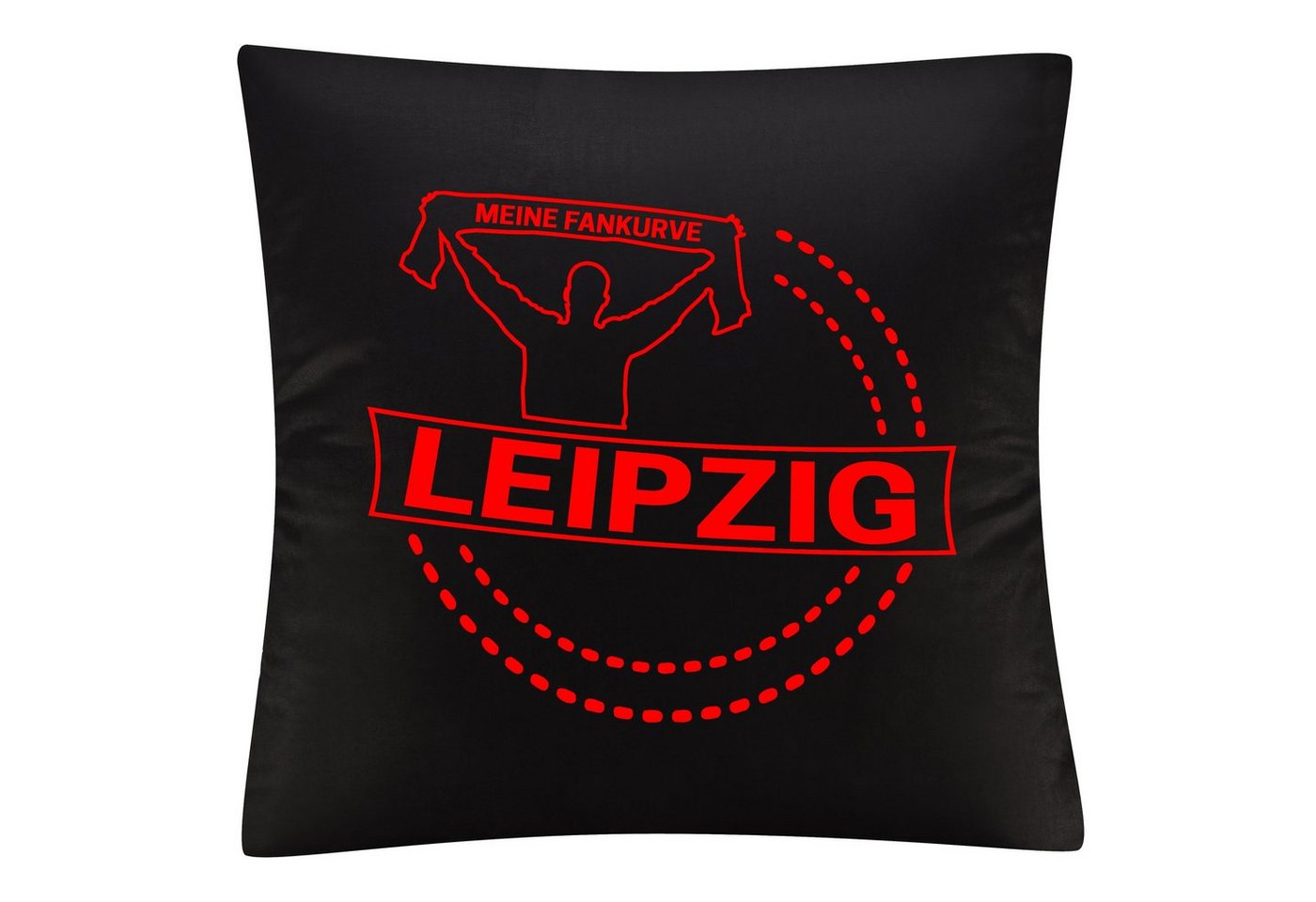 Kissenbezug Leipzig - Meine Fankurve - Kissen, multifanshop von multifanshop