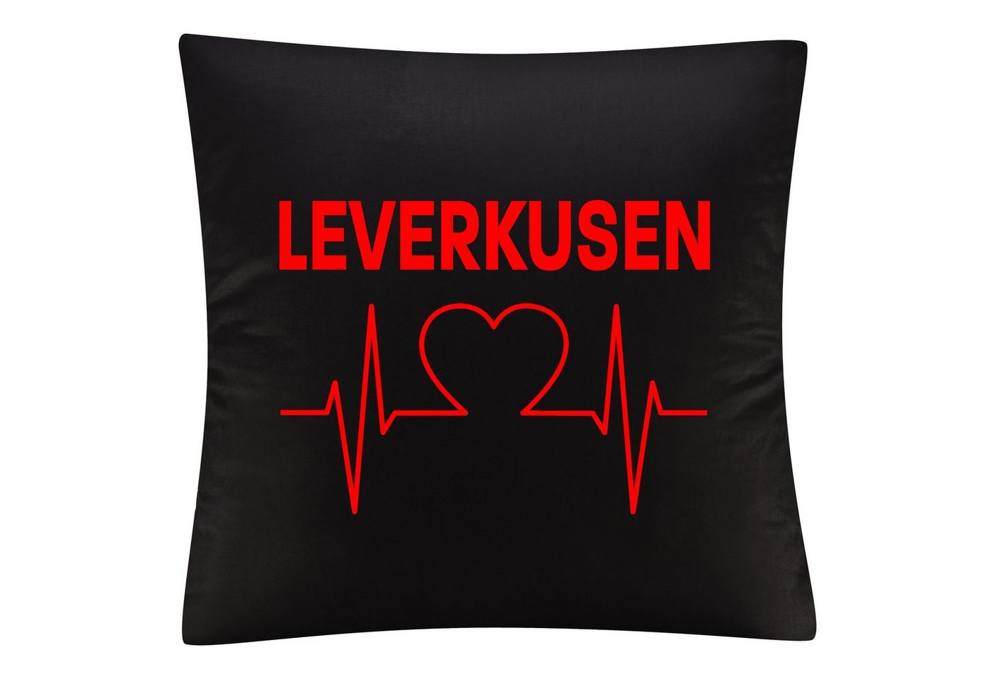 Kissenbezug Leverkusen - Herzschlag - Kissen, multifanshop von multifanshop