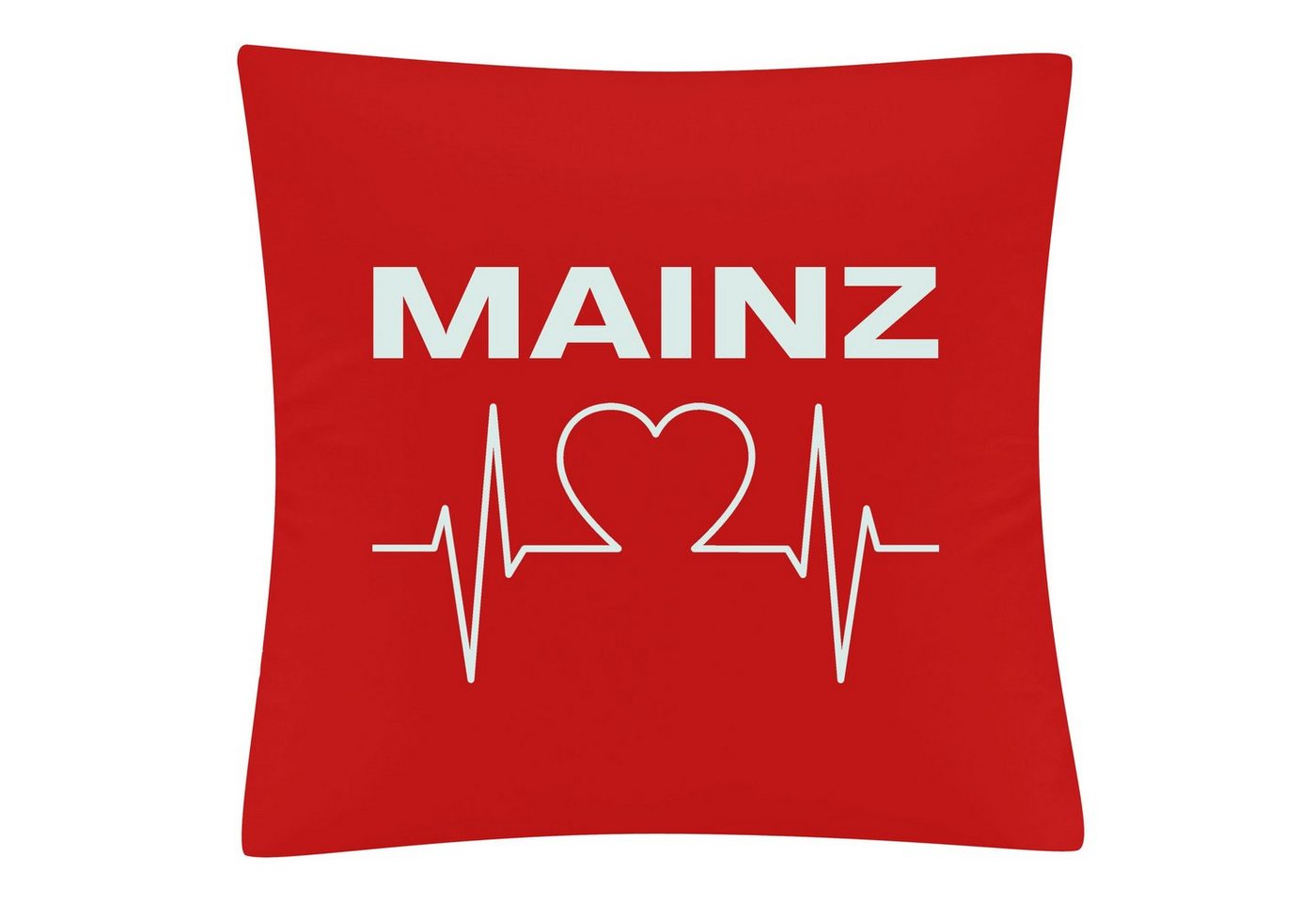 multifanshop Kissenbezug Mainz - Herzschlag - Kissen multifanshop Kissenbezug Mainz - Herzschlag - Kissen von multifanshop