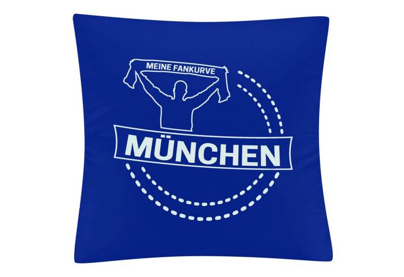Kissenbezug München blau - Meine Fankurve - Kissen, multifanshop von multifanshop